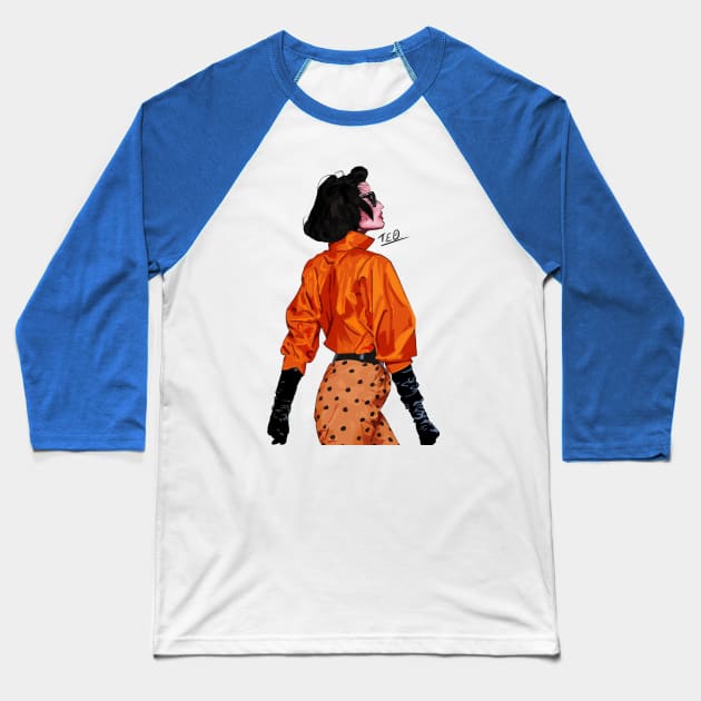 Stilysh Girl. Baseball T-Shirt by Eternal Oak Store's